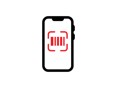 smartphone scan qr code icon